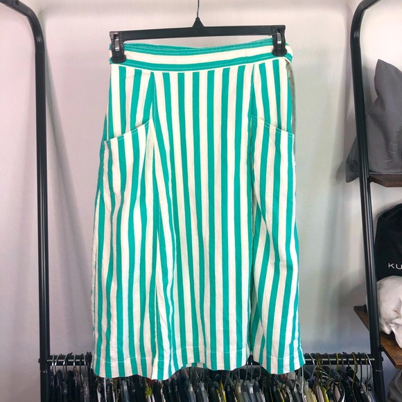 Maeve Dresses & Skirts - Maeve Striped Wrap Skirt